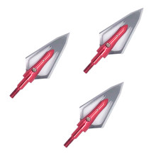 New Arrivals 3pcs/lot  2 fixed blades hunting broadheads 100 grain arrow head fit for compound bow and crossbow Free Shipping