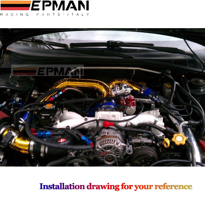 EPMAN 39 x 47 SELF ADHESIVE REFLECT A GOLD HEAT WRAP BARRIER FOR THERMAL RACING ENGINE