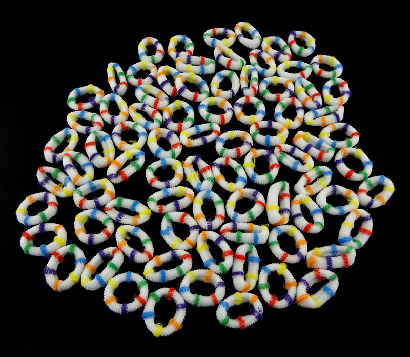 Mixed Colors 40 pcs Lot 2015 Hair Accessories Girls women Cute Patchwork Color Elastic Hair Bands