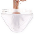 2016 Men s summer ice silk Seamless sexy briefs U convex tight sports underwear ultra thin