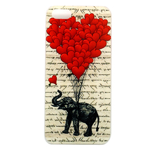 Animal Vintage Draw Elephant Love Accessorie Skin Custom Print Hard Plastic Mobile Protect Case Cover For Iphone 4 4S 5 5S 5C 6