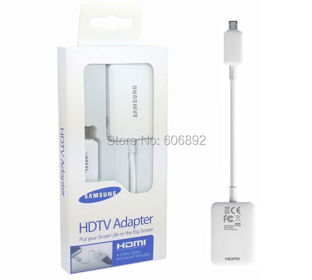 Image of Free Shipping 1080P Micro USB MHL to HDMI Adapter MHL HDTV Cable for Samsung Galaxy S3 S4 S5 Note 2 Note 3 N9000