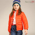 Kids outerwear girls autumn winter thin down short jackets family fashion clothes for mother and daughter