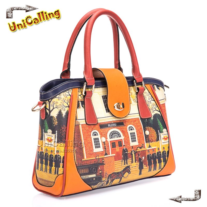 ... vintage personalized print handbag bag women's bags brand tote bag