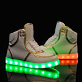 7 Colors Unisex Led Luminous Light Shoes Men Fashion USB Rechargeable Light Led Shoes for Adult