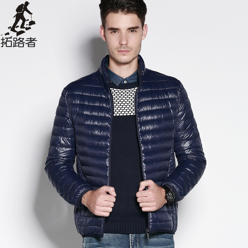 Free shipping new fashion 2015 winter mens down jacket solid thin breathable mens coat casual warm