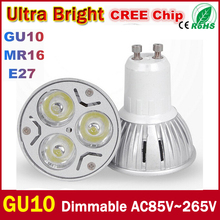 Wholesale High power CREE Led Lamp 9W 12W 15W Dimmable GU10 Led spot Light Spotlight led