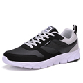 New Men s casual sport shoes men flat Trainers round toe Male Non slip lace up