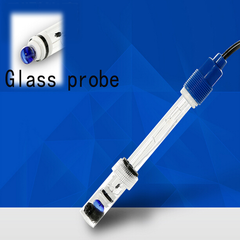 Industrial water electrode PH glass electrode with temperature compensation 5m PH sensor acid and alkali resistant