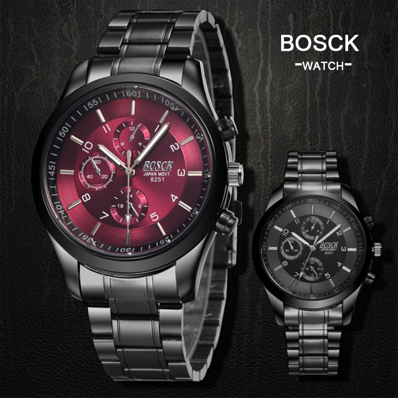 2015 Men Watches Casual Luxury Brand Full Steel Wrist watches Quartz Clock Fashion Sport Watch relog