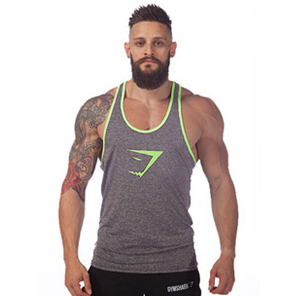 Image of New Brand Mens Gym Singlets Cotton Tank Tops Stringer Bodybuilding Equipment Fitness Men's GYM Clothing Sports Clothes