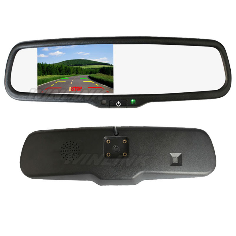 High Quality Display Car Rearview Mirror Monitor for CCD Camera Auto Adjust Brightness Car