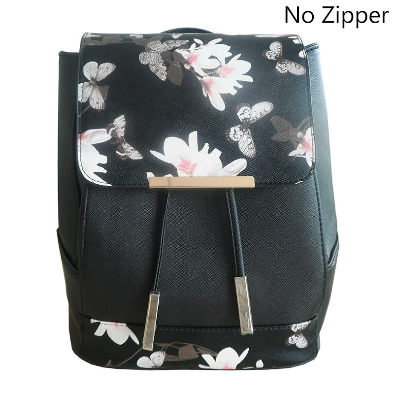 No Zipper Blossom Black