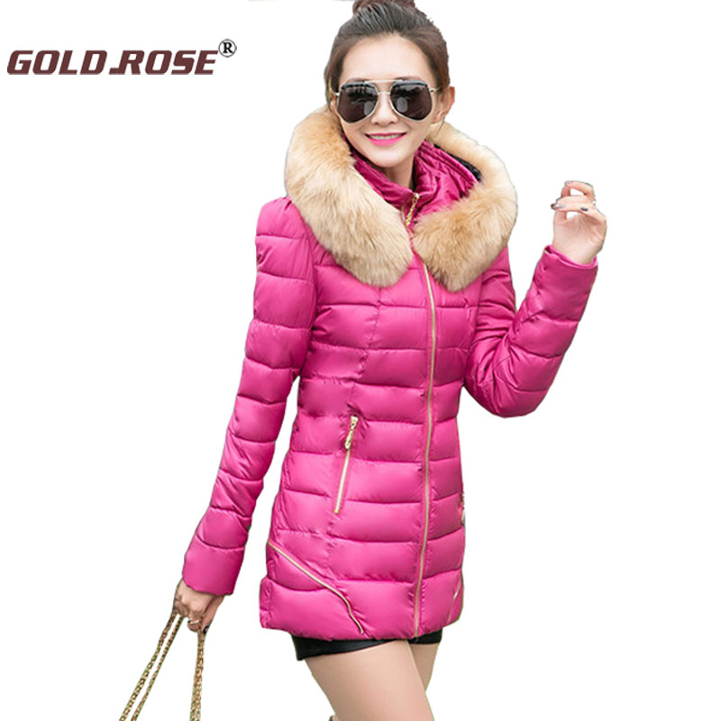 2015 New Winter coat women Cotton Down Parkas With...