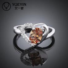 Wholesale Factory cheap Price R639 8 Silver plated new design delicate Ruby Ring for Women