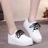 Candy colored canvas shoes female Korean tidal Spring Bodi student flat white shoes breathable casual shoes