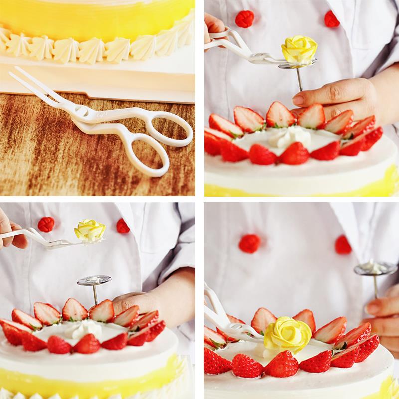 Delicate Flower Lifter Scissor Icing Sugar craft F...