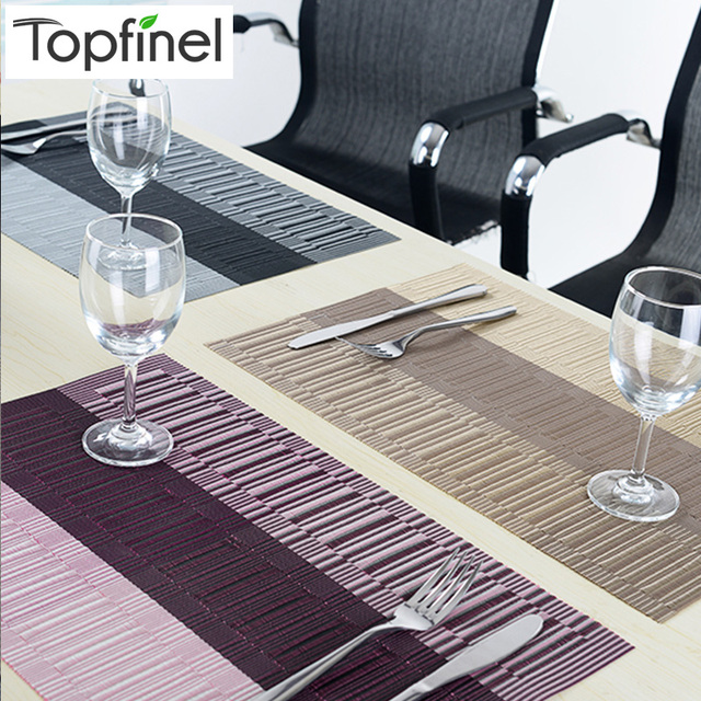 Finel superior conjunto de 8 pvc cocina comedor mesa de bambú ... Mesas para el hogar para cocina comedor