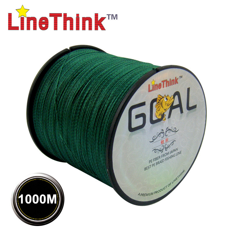 Image of 1000M LineThink Brand Super strong Multifilament 100% PE Braided Fishing Line 8LB to 120LB Japan Quality Free Shipping