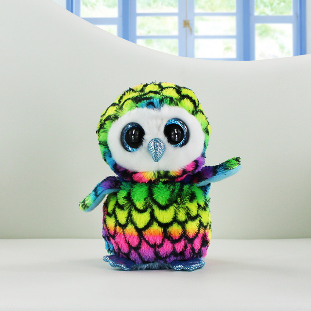 Ty Beanie Боос Плюшевые Игрушки Beanie Babies Камуфляж Сова Розовый Дельфин Черепаха Пингвин Зеленый Дракон Мягкие игрушки Мягкие Куклы Младенца