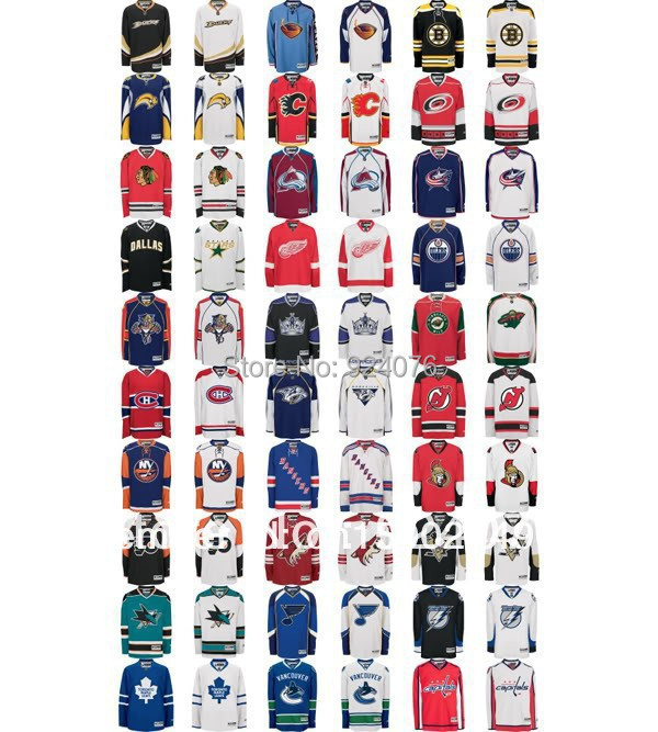 Kids Custom Hockey Team Jerseys - Customized Jersey With Any Number, Any Name Sewn On (XXS-6XL)