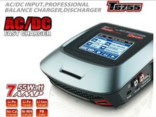 Original SKYRC T6755 AC DC Fast Inteligent Battery Balance Charger with Input Touch Screen 55W 1-6S Charger/Discharger