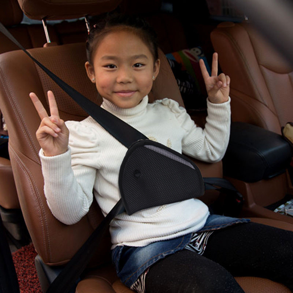 Clip Seat Belts Triangle Holder Shoulder Harness Strap Car Child Safety Cover