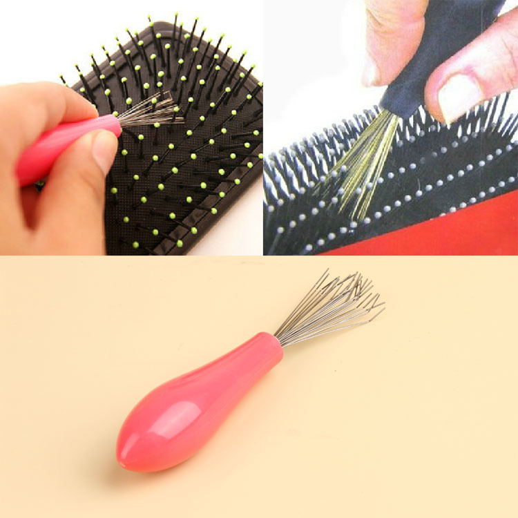 Image of Hot Sale Comb Hair Brush Cleaner Cleaning Remover Embedded Plastic Comb Cleaner Tool Drop Shipping HB-0015