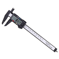 1pc Measuring Tool 0 150mm 6 Inch Plastic LCD Digital Electronic Carbon Fiber Vernier Caliper Rule