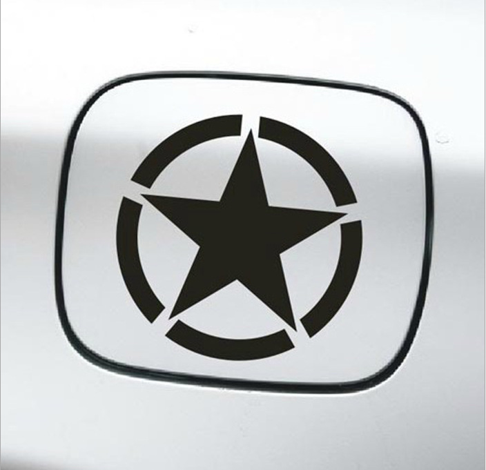 The US Army Star Sticker Car Styling Whole Body Decal for JEEP Toyota Ford Chevrolet Volkswagen