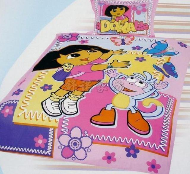Dora the explorer kids girls bedding set quilt covers Single Full Twin
