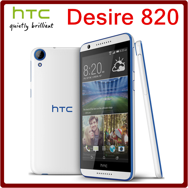 820 первоначально открынный HTC Desire 820 13.0MP 2600 мАч 5.5 дюймов 16 ГБ ROM 2 ГБ 512ram сенсорный отремонтированы мобильный телефон бесплатная доставка