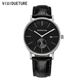 Wristwatch for Men Quartz watch Clock Male Black Leather Watch Men Watches Luxury Famous Brand Quartz