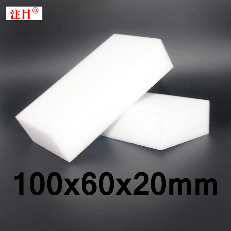 Image of 100 pcs/lot Wholesale White Magic Sponge Eraser Melamine Cleaner,multi-functional Cleaning 100x60x20mm Free Shipping