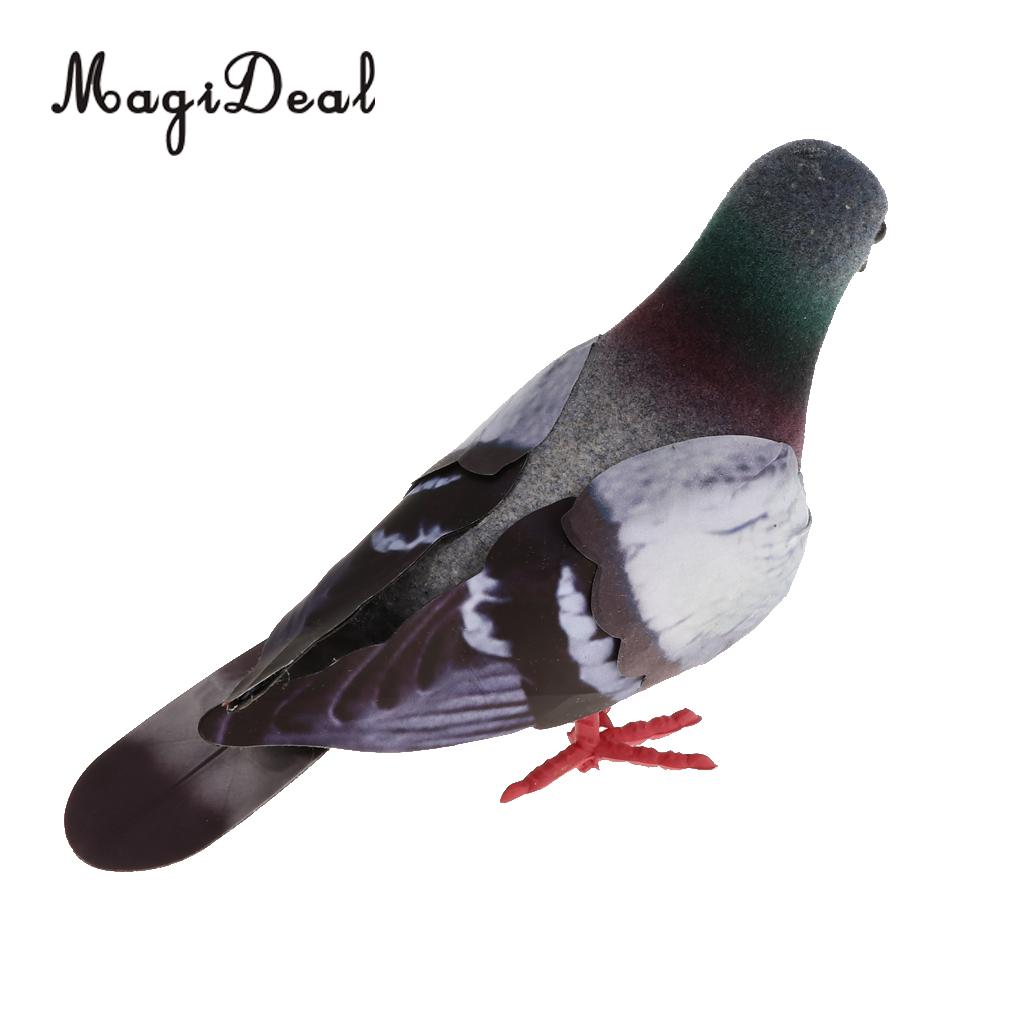 Pigeon Artificial Doves Simulation Ornaments Decorative Feathered Birds Gift