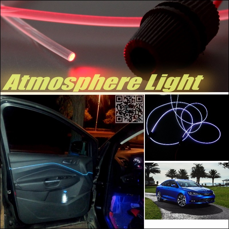Car Atmosphere Light Fiber Optic Band For Dodge Avenger GTS Furiosa Interior Refit No Dizzling Cab Inside DIY Air light