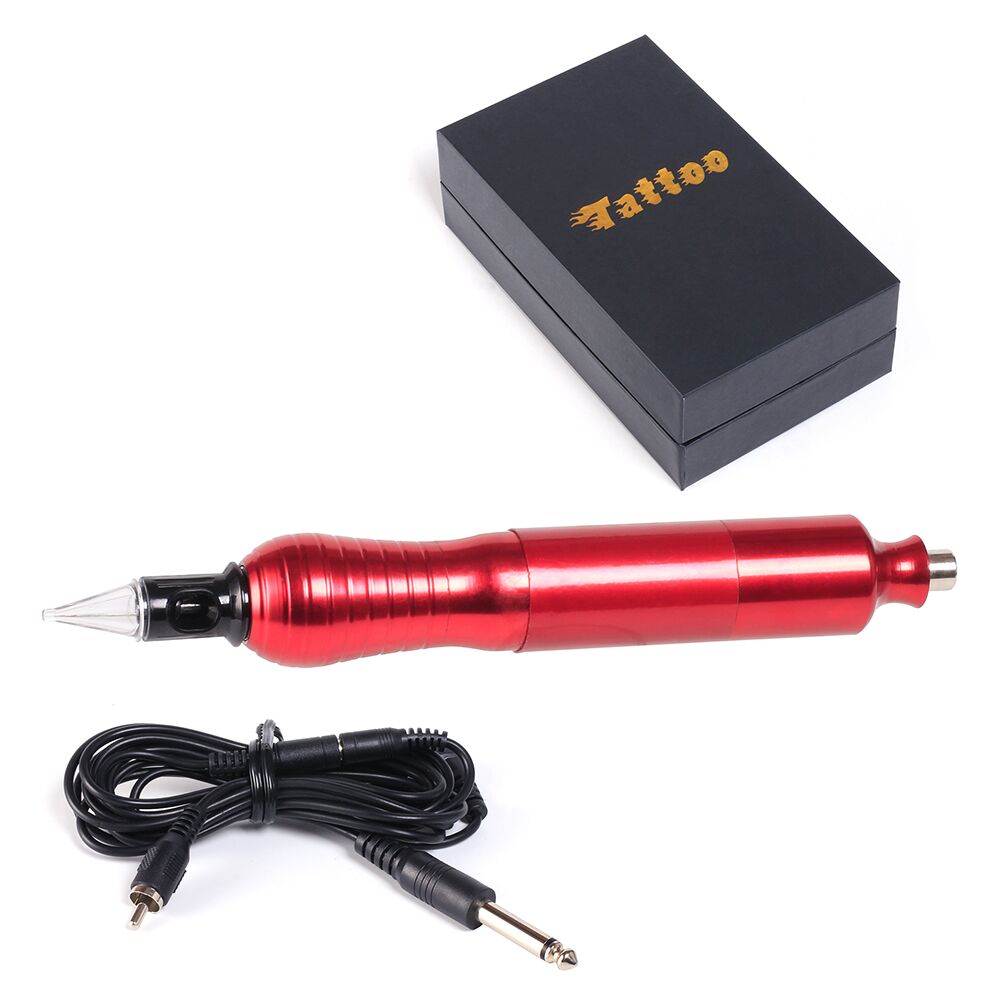 red professional hybrid pen rotary tattoo machine red professional hybrid pen rotary tattoo machine