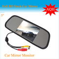 Promotion High resolution 5 Color HD TFT LCD Car Rearview Mirror Monitor 5 inch screen car
