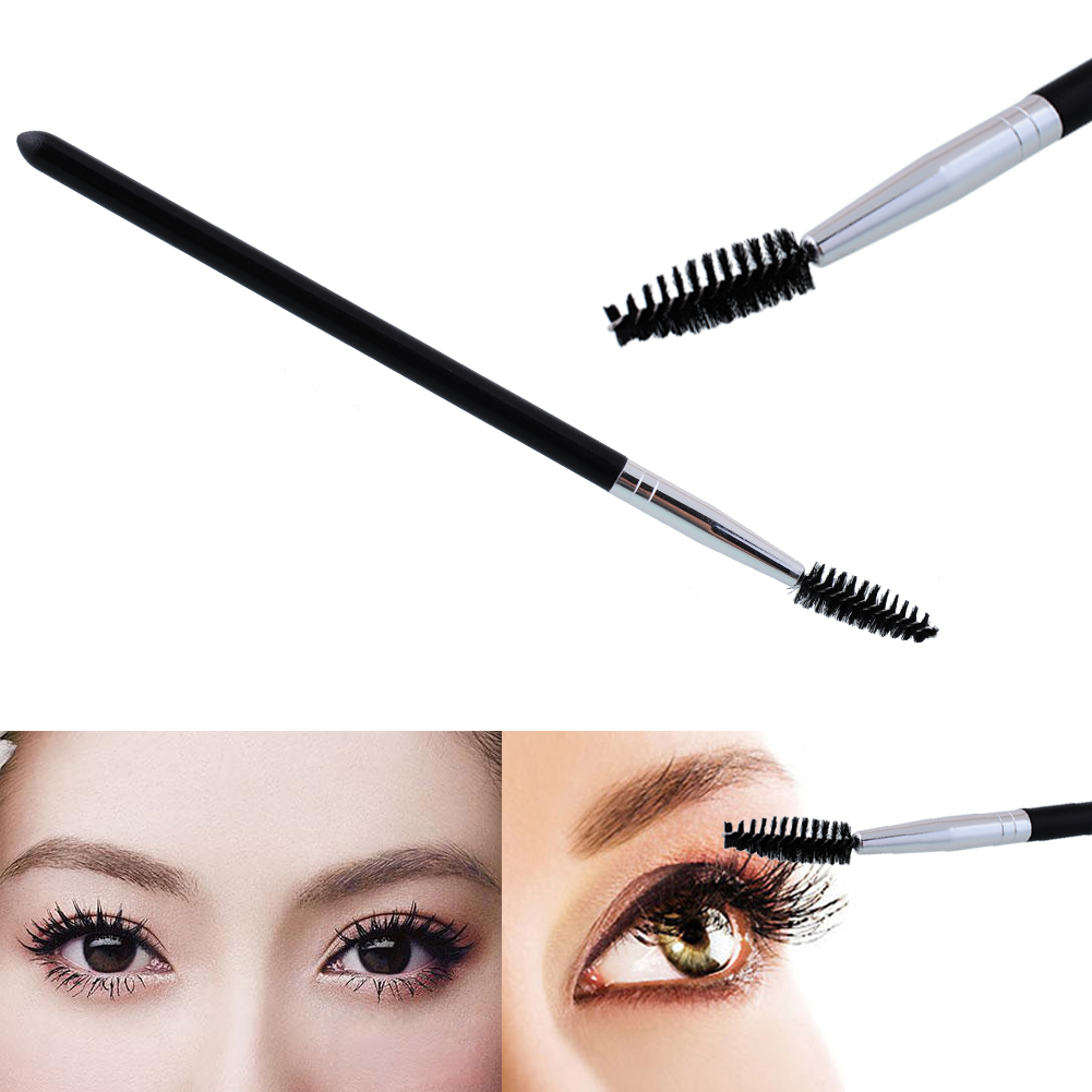 Image of New Multifunction 1Pc Beauty Black Spiral Eyelash Mascara Wand Eyebrow Brush Makeup Pen Cosmetic Tool