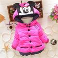 0 6 ages children outerwear winter snowsuit christmas clothing coats Jacket minnie mouse warm thicken clothes