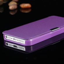 Ultra Thin Magnetic Case for iPhone 5 5s 5g Flip Cloth Skin Light Slim Protective Luxury