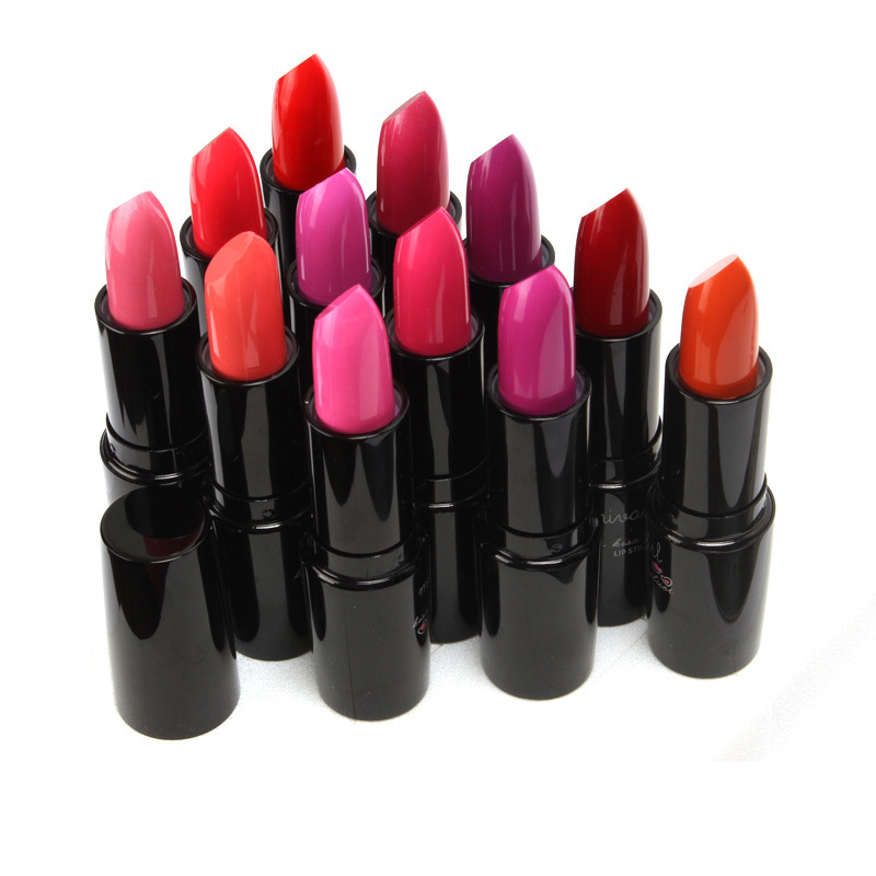 12 Colors Waterproof Brand Makeup Lipsticks Matte Red Lip Stick Balm Moisturizing Lipgloss Pen Batom Matte Cosmetic Beauty Gloss