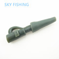 20pieces lot fishing safety lead clip tail rubber carp fishing rigs carp fishing tackle