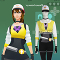 Anime Pokemon Go Costume Pokemon Pocket Monster Trainer Cosplay Costume Yellow With Hat Adult Women Halloween