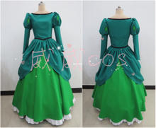 New Princess Cosplay Costume The Little Mermaid Ariel Princess Dress Party Wearing Free shipping