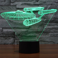 USB Led Lamp Star Wars Star Trek Enterprize 3D Night lights Creative Gifts Home Decor Baby