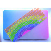 sunflower rainbow Silicone Laptop keyboard Skin Protector Cover film Guard for Apple Macbook Pro Air Retina 13 15 17