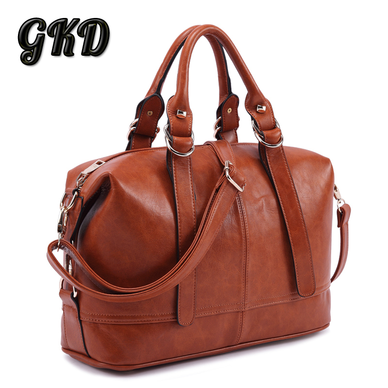 Women's Leather Handbag 2016 New Popular Fashion Genuine Leather Women Shoulder Messenger Bag for fe