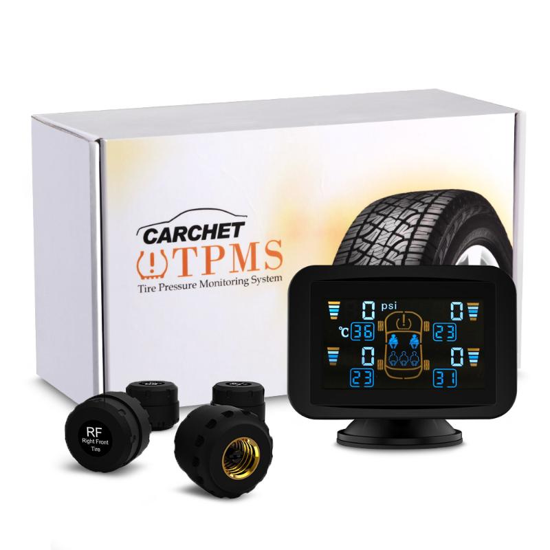 Image of TPMS Dvd Tyre Pressure Monitoring Intelligent System + 4 External Sensors LCD Sucker tpms for car dvd Tire Pressure Alarm