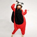 Ladybug costume Cute Cartoon Spring Winter Animal Ladybug Onesie for Women Men Adult Pajamas Polar Fleece